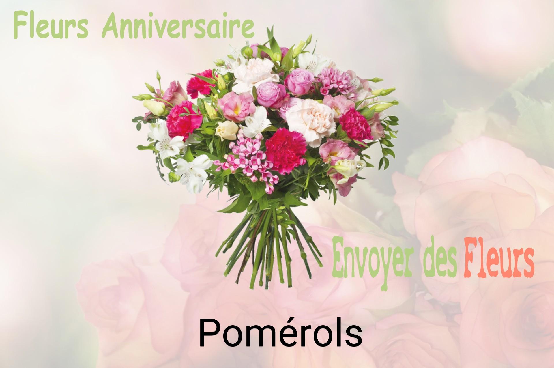 Bouquet de fleurs d’anniversaire livré à Pomérols