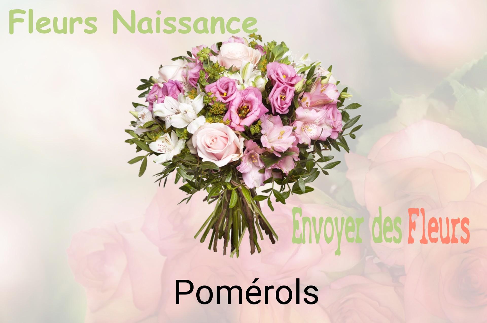 Bouquet de fleurs de naissance livré à Pomérols